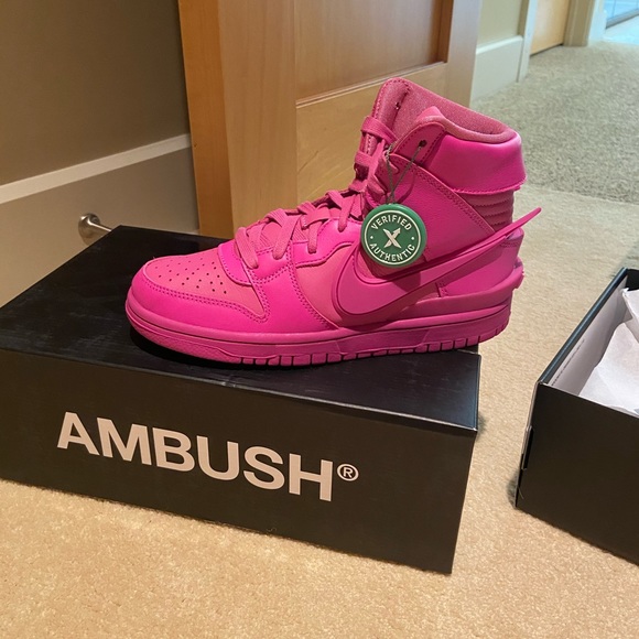 Ambush active fuchsia Nike high dunk - 5M (6.5W) - Picture 2 of 6
